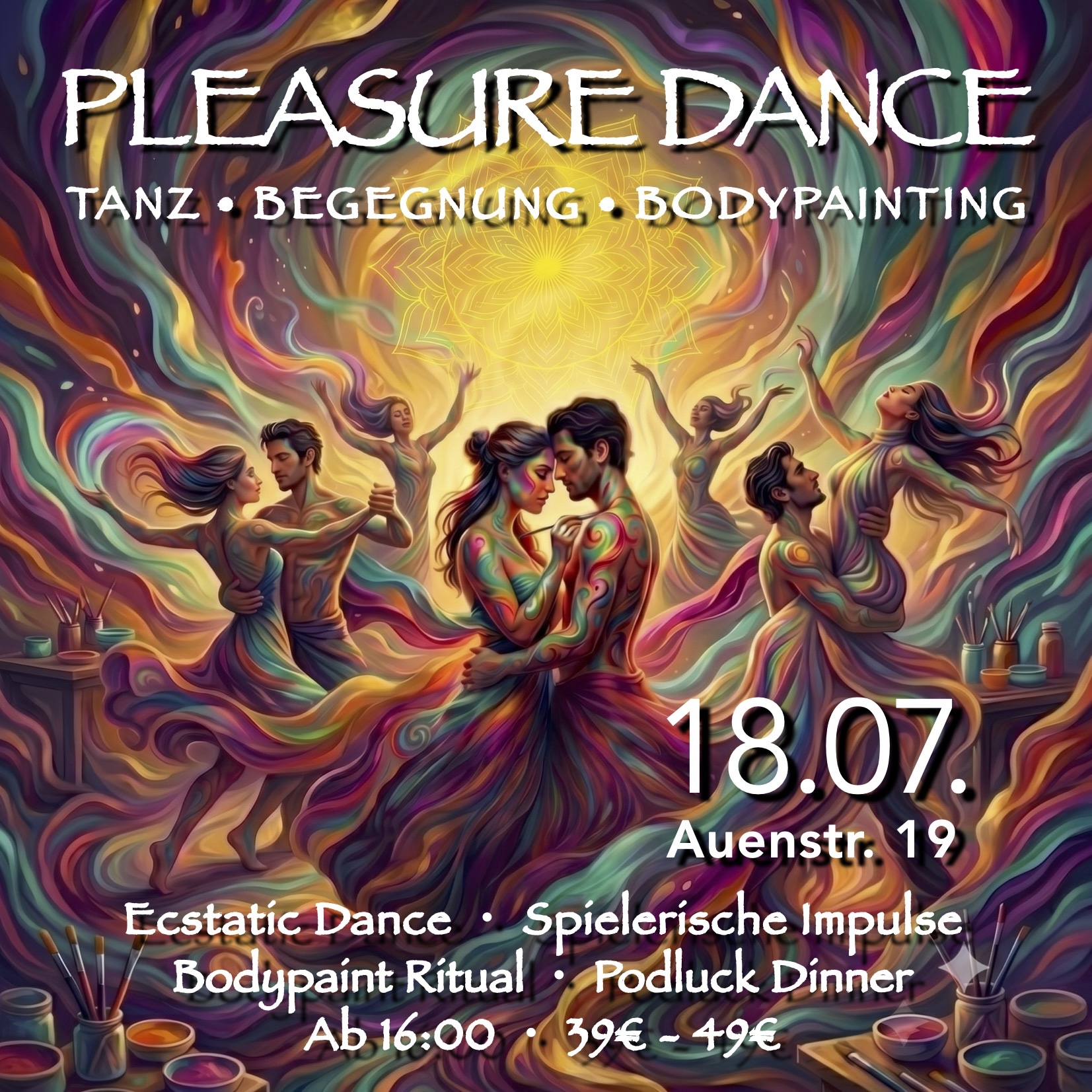 ✨ PLEASURE DANCE ✨ Tanz • Begegnung • Bodypainting - Glockenbachviertel — 1